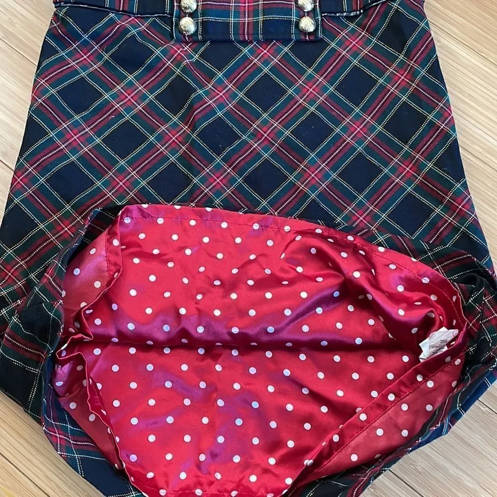 The Children’s Girl’s Place Plaid Sleeveless Dress (Size: Kids 14)